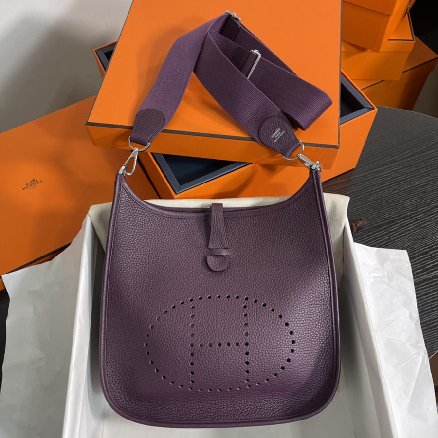 伊芙琳Evelyn 29 加侖紫 cassis 銀扣TC皮_9