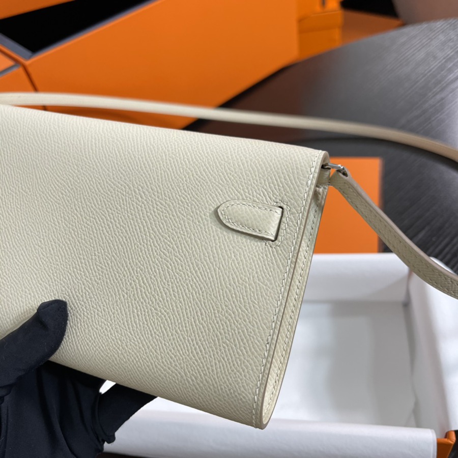 凱莉Woc Kelly To Go 奶昔白 銀扣Epsom皮_5