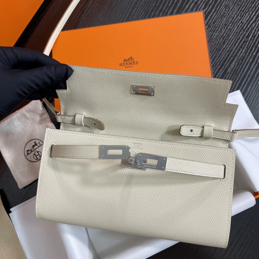 凱莉Woc Kelly To Go 奶昔白 銀扣Epsom皮_6