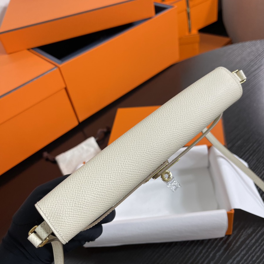 凱莉Woc Kelly To Go 奶昔白 金扣Epsom皮_6