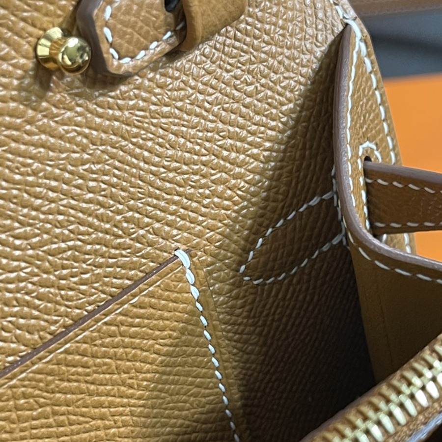 凱莉Woc Kelly To Go 金棕 銀扣Epsom皮_11