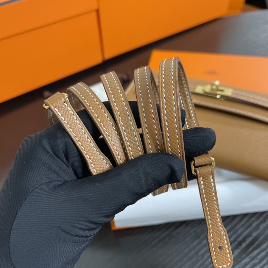 凱莉Woc Kelly To Go 金棕 銀扣Epsom皮_12