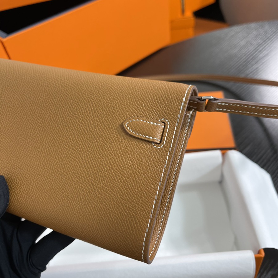 凱莉Woc Kelly To Go 金棕 銀扣Epsom皮_5