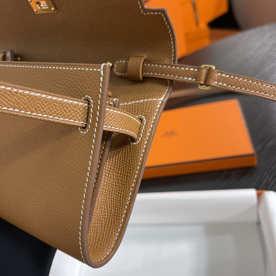 凱莉Woc Kelly To Go 金棕 銀扣Epsom皮_10