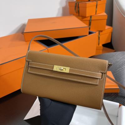 凱莉Woc Kelly To Go 金棕 金扣Epsom皮