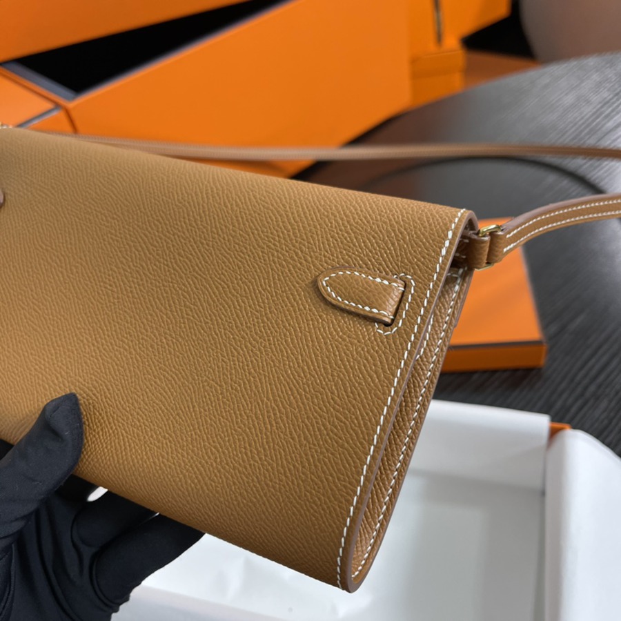 凱莉Woc Kelly To Go 金棕 金扣Epsom皮_6