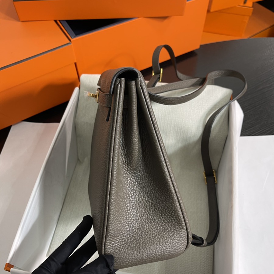 Kelly ado 22CM clemence 8F錫器灰_5