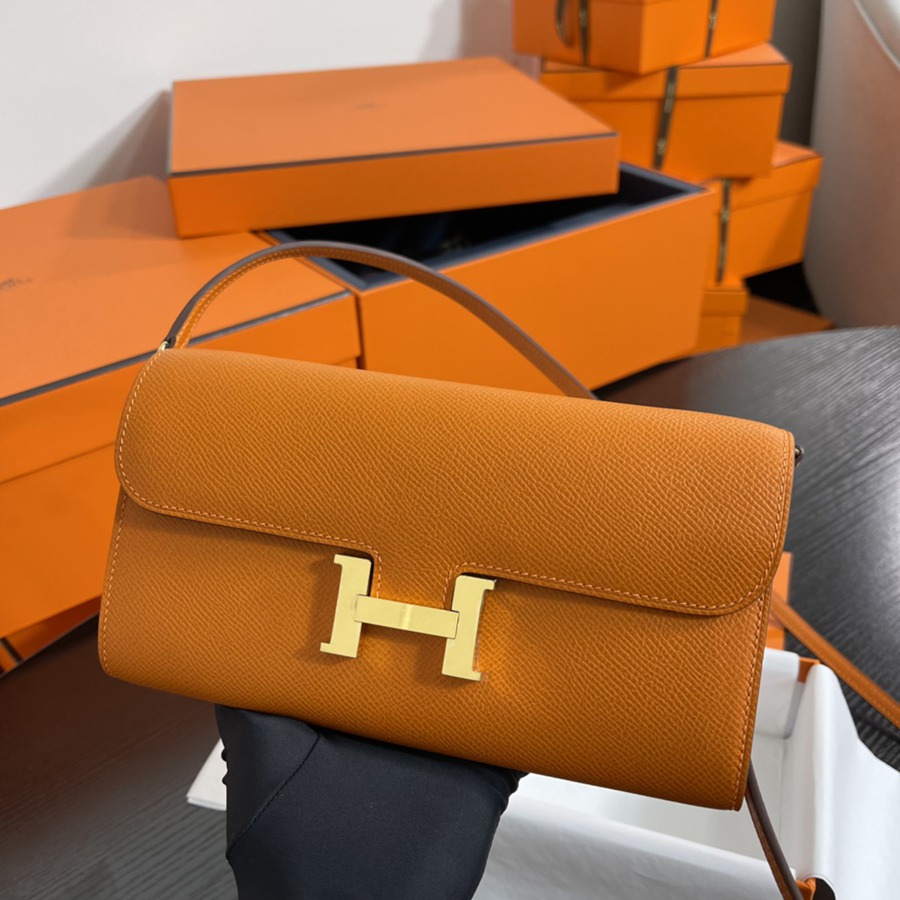 Constance to go 橙色Epsom皮_1