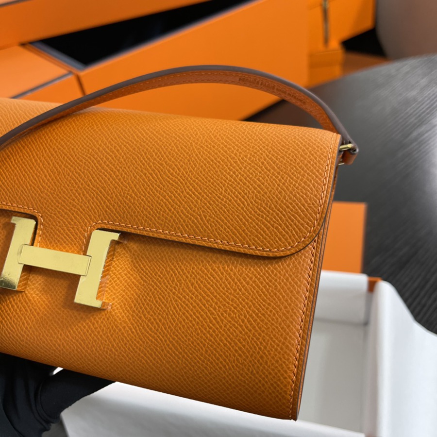 Constance to go 橙色Epsom皮_3