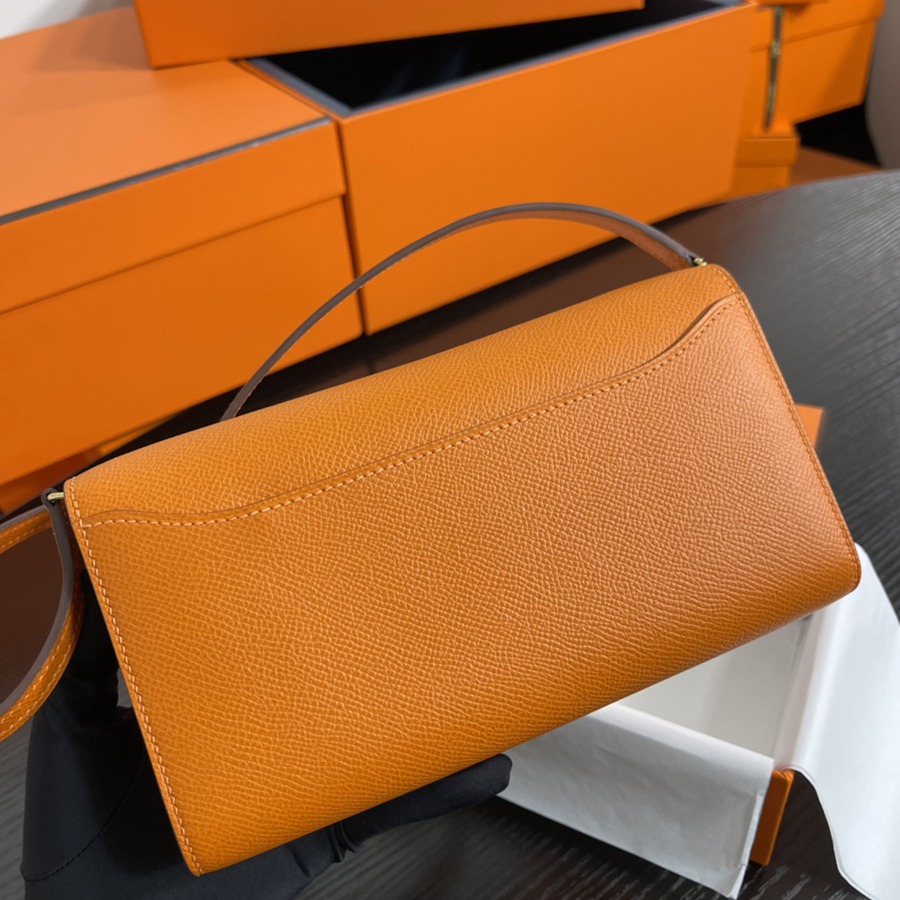 Constance to go 橙色Epsom皮_4