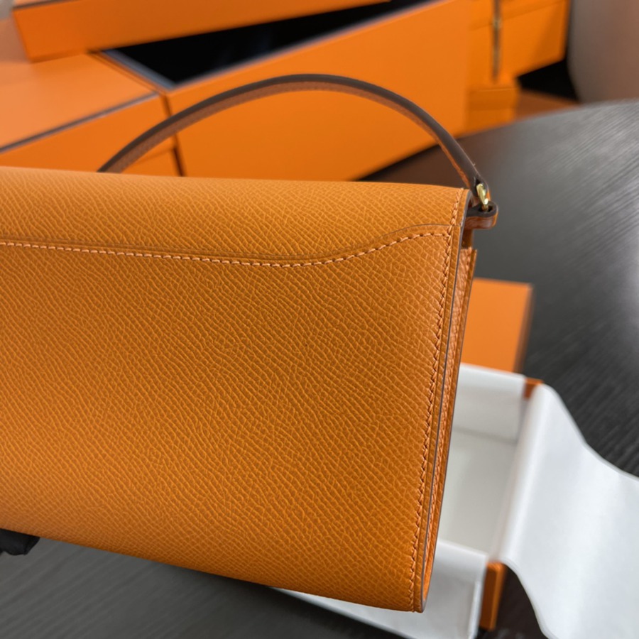 Constance to go 橙色Epsom皮_5