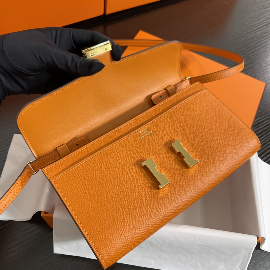 Constance to go 橙色Epsom皮_6