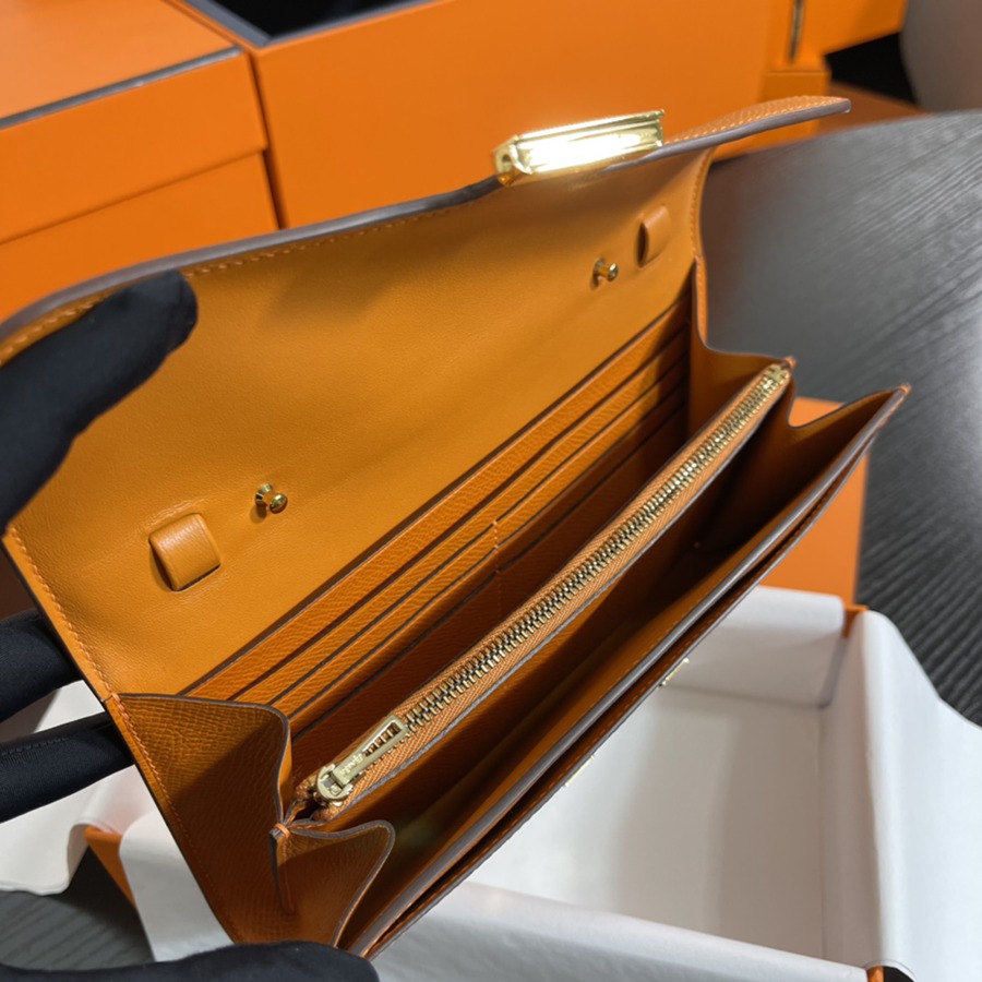 Constance to go 橙色Epsom皮_9