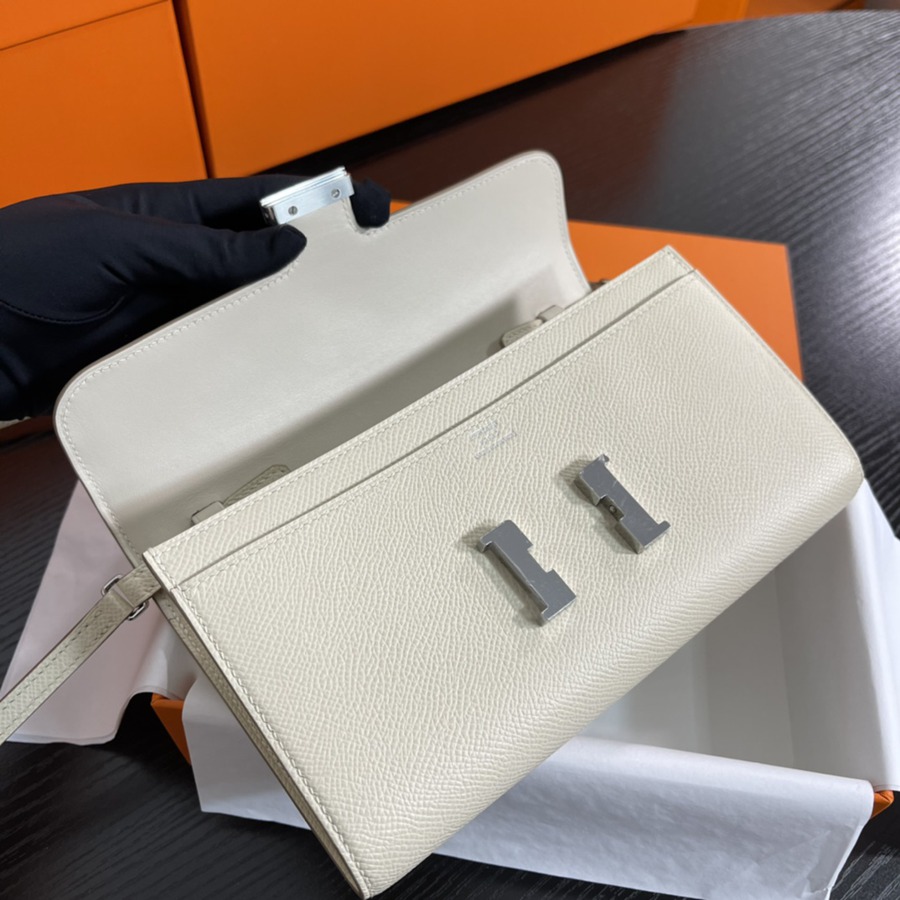 Constance to go 奶昔白 銀扣 Epsom皮_5