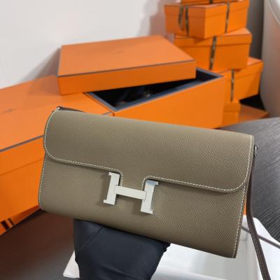 Constance to go 大象灰 銀扣 Epsom皮