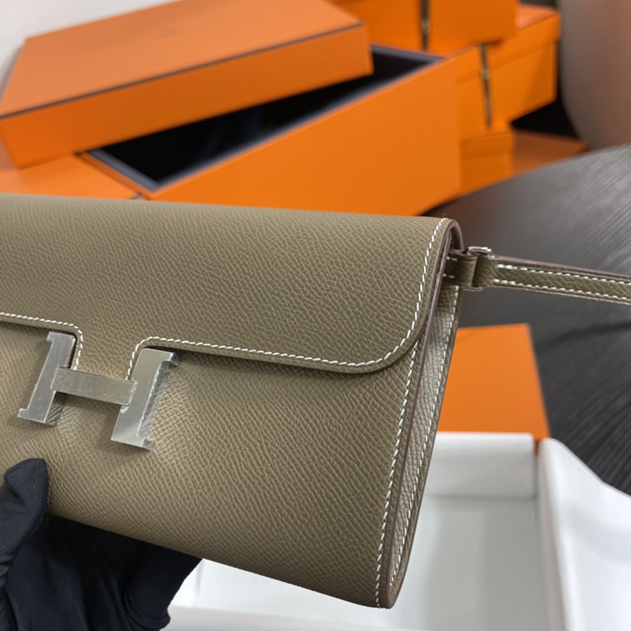 Constance to go 大象灰 銀扣 Epsom皮_3