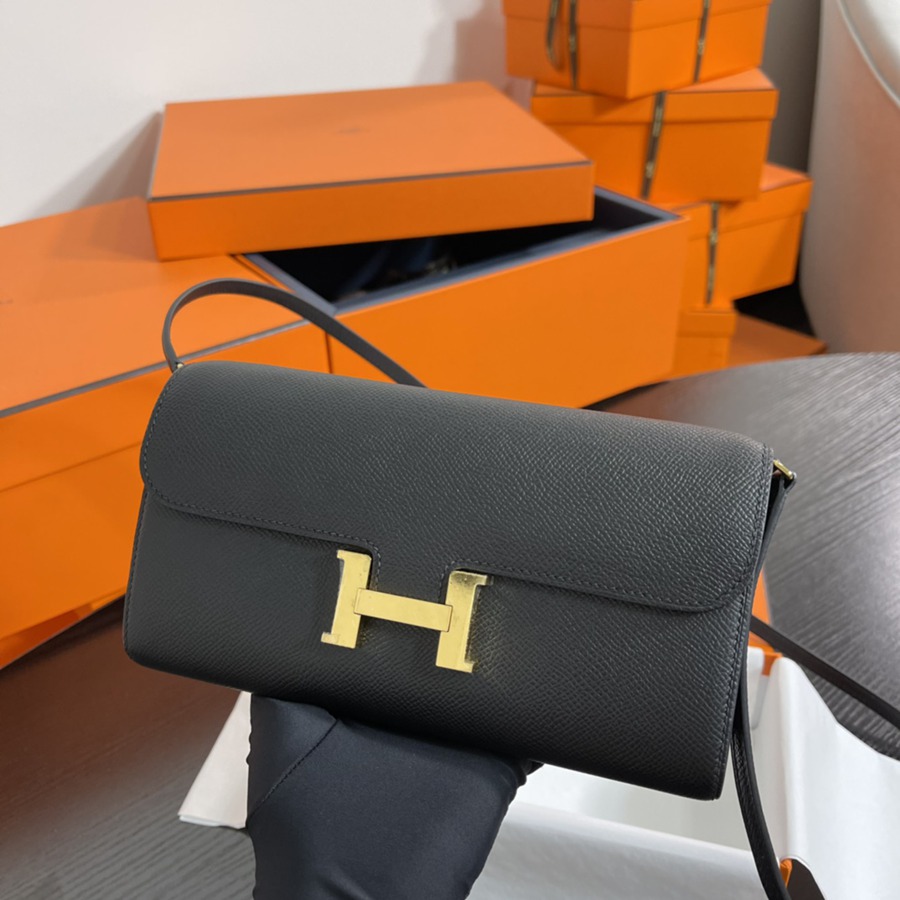 Constance to go 黑色 金扣Epsom皮_4