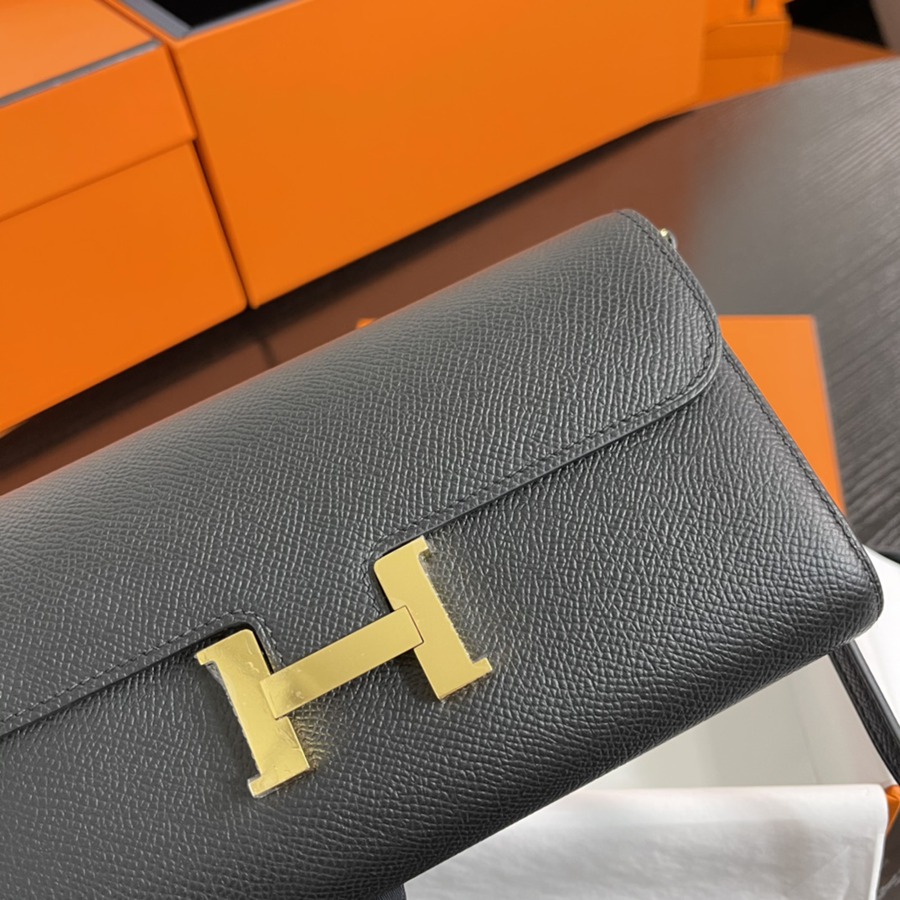 Constance to go 黑色 金扣Epsom皮_9