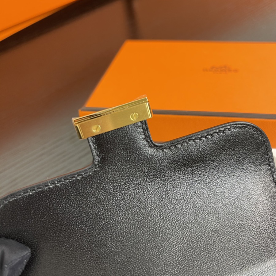 Constance短夾 黑色 金扣Epsom皮_6