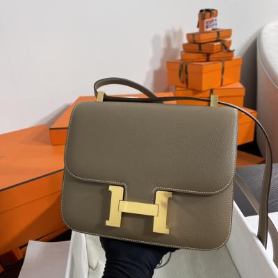 Constance 24 大象灰 金扣 Epsom皮