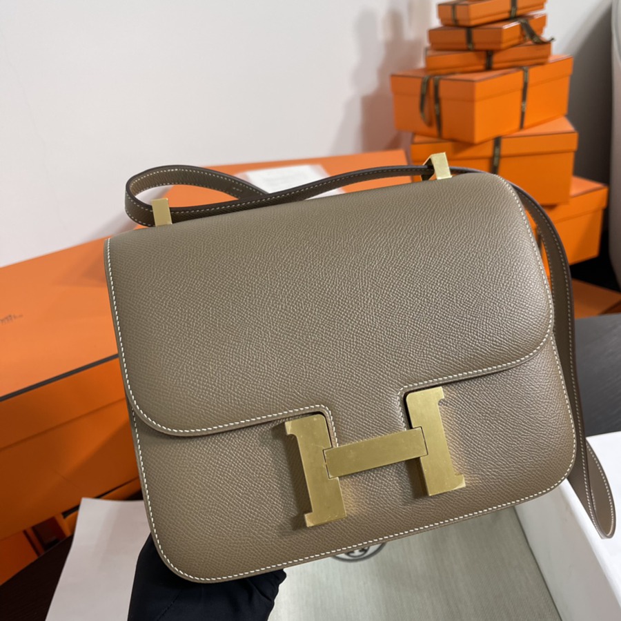 Constance 24 大象灰 金扣 Epsom皮_2