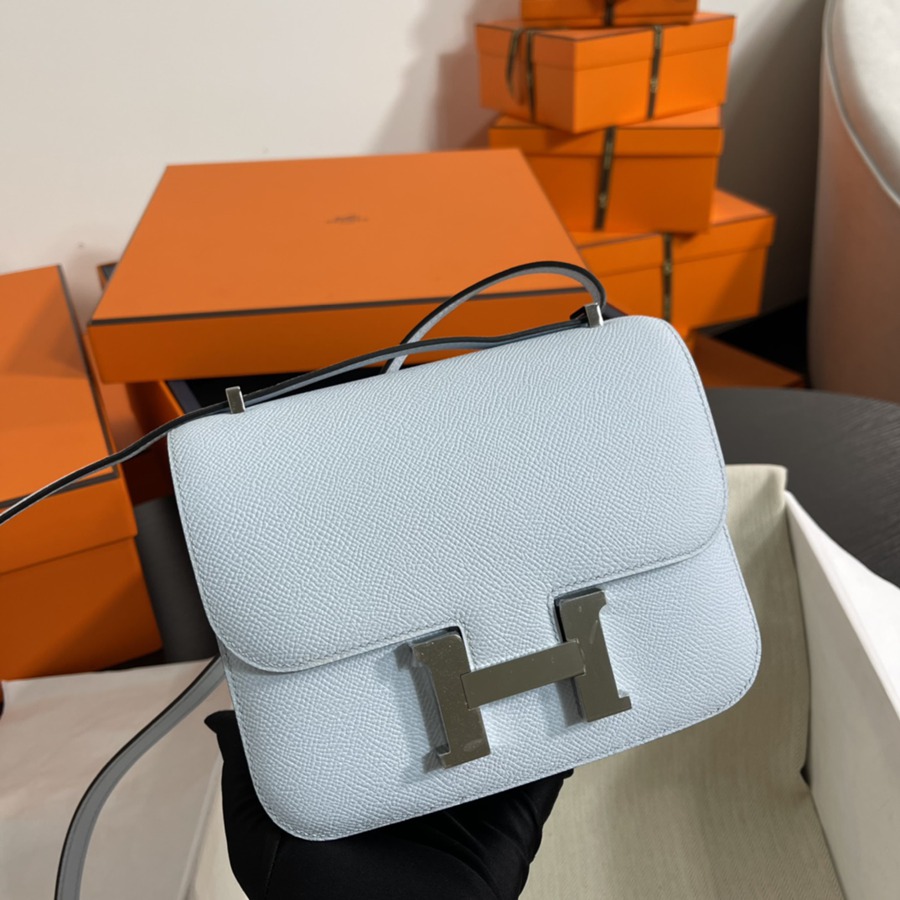 Constance 19 霧霾藍 銀扣Epsom皮_4