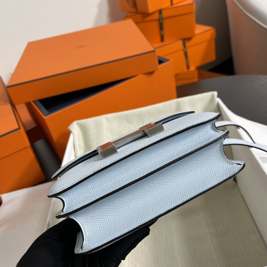 Constance 19 霧霾藍 銀扣Epsom皮_7