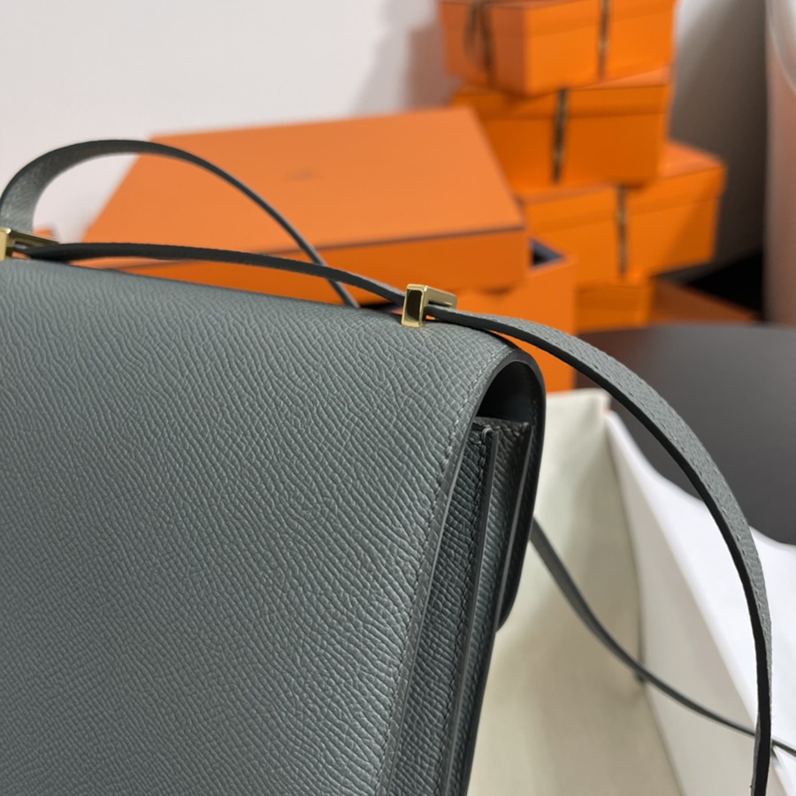 Constance 19 杏仁綠Epsom皮_5