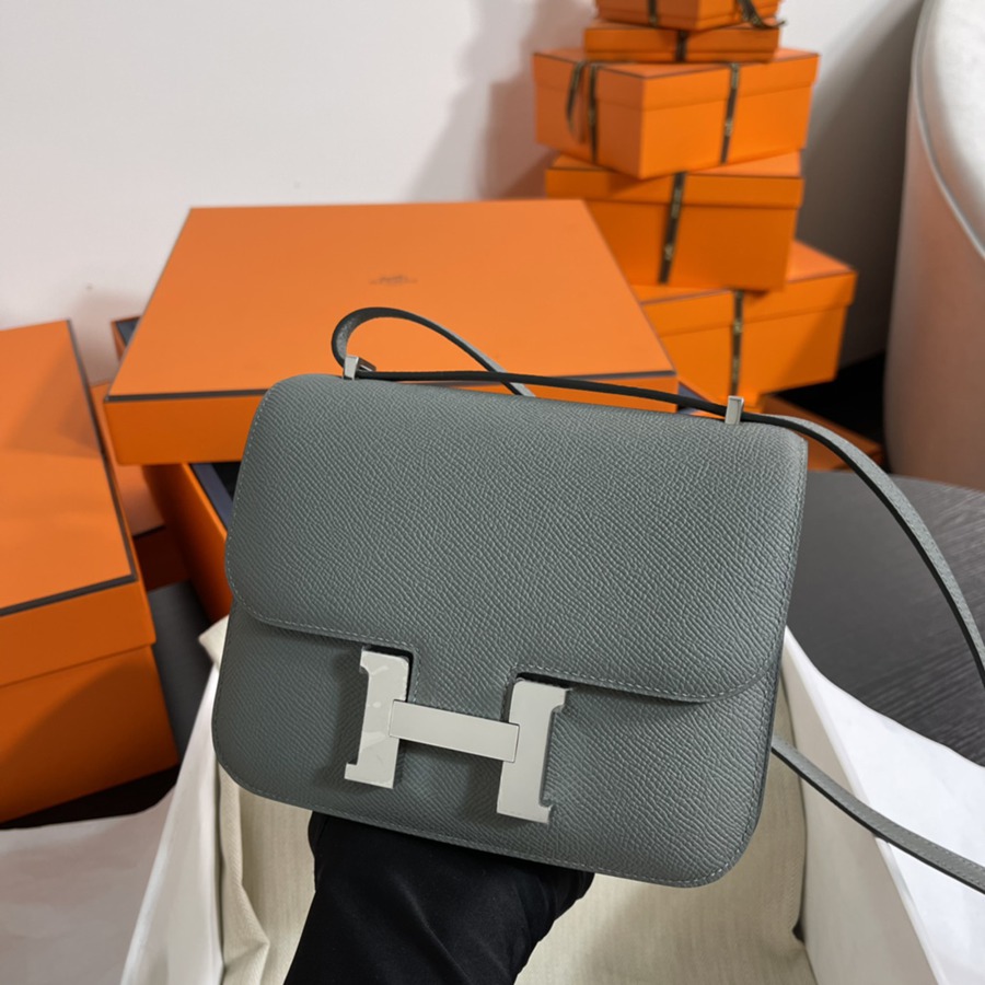 Constance 19 杏仁綠Epsom皮_1