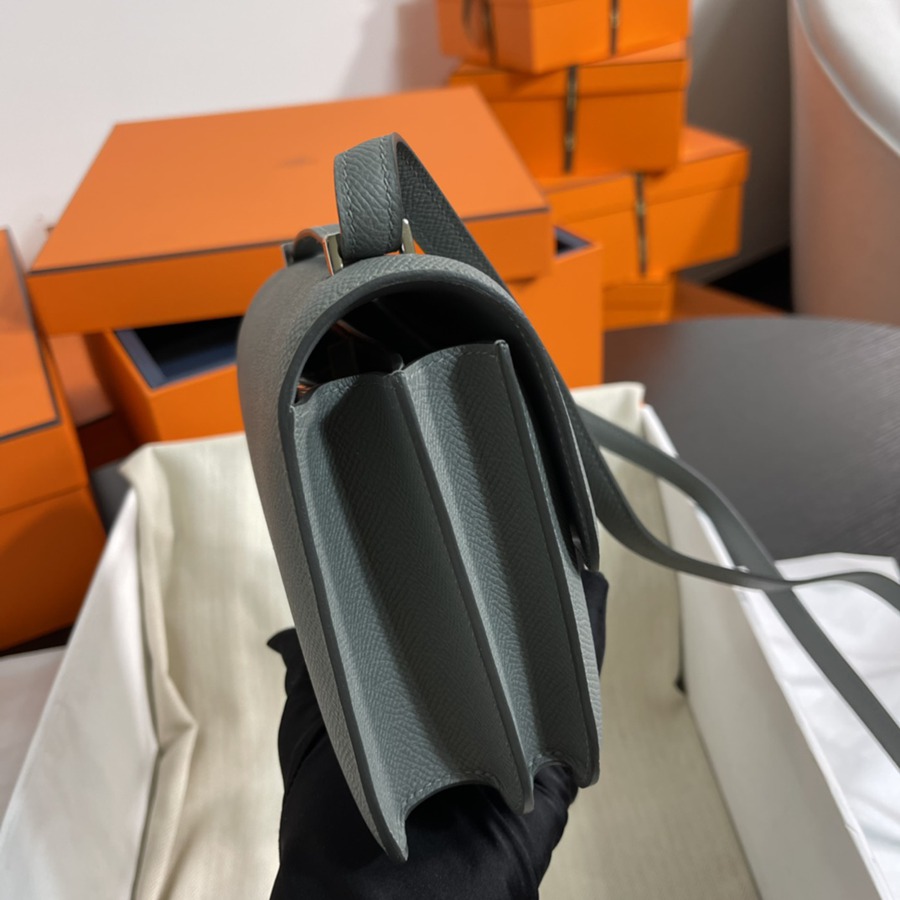 Constance 19 杏仁綠Epsom皮_3