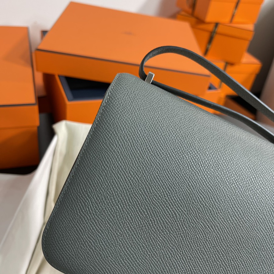 Constance 19 杏仁綠Epsom皮_5