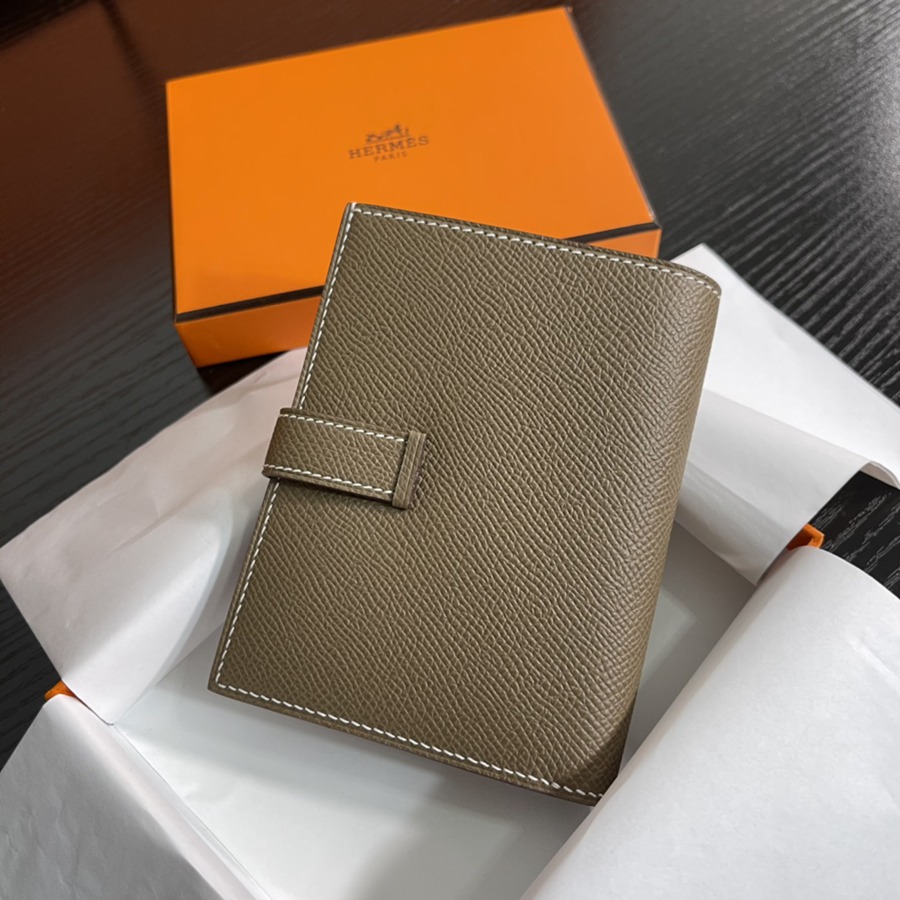 Bearn 短夾 CK18 大象灰 銀扣 Epsom皮Epsom皮_2