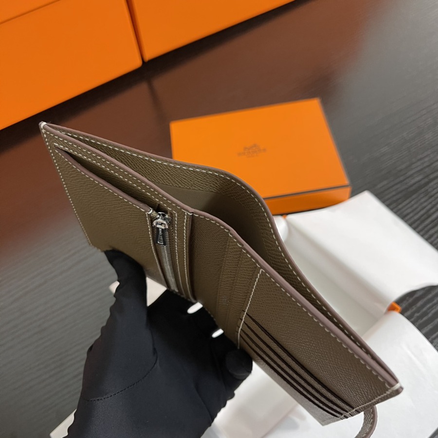 Bearn 短夾 CK18 大象灰 銀扣 Epsom皮Epsom皮_6