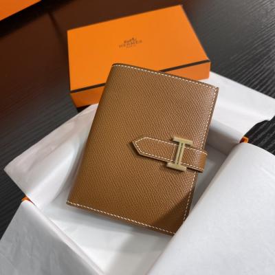 Bearn 短夾 CK37 金棕 金扣 Epsom皮Epsom皮