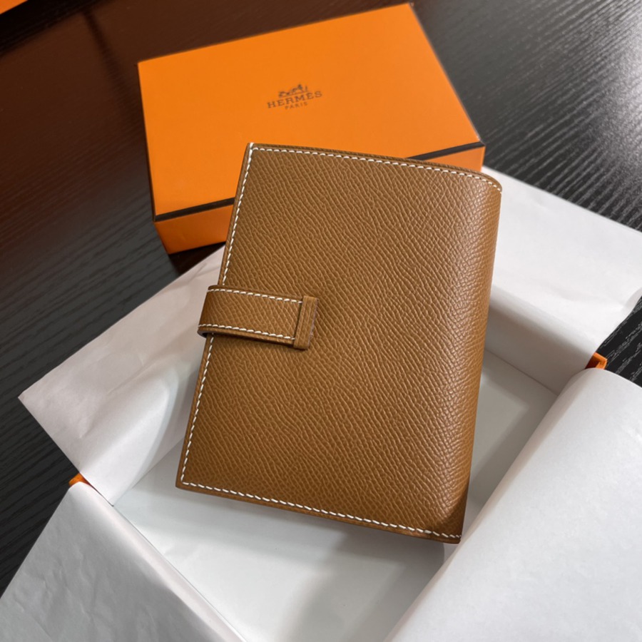 Bearn 短夾 CK37 金棕 金扣 Epsom皮Epsom皮_2