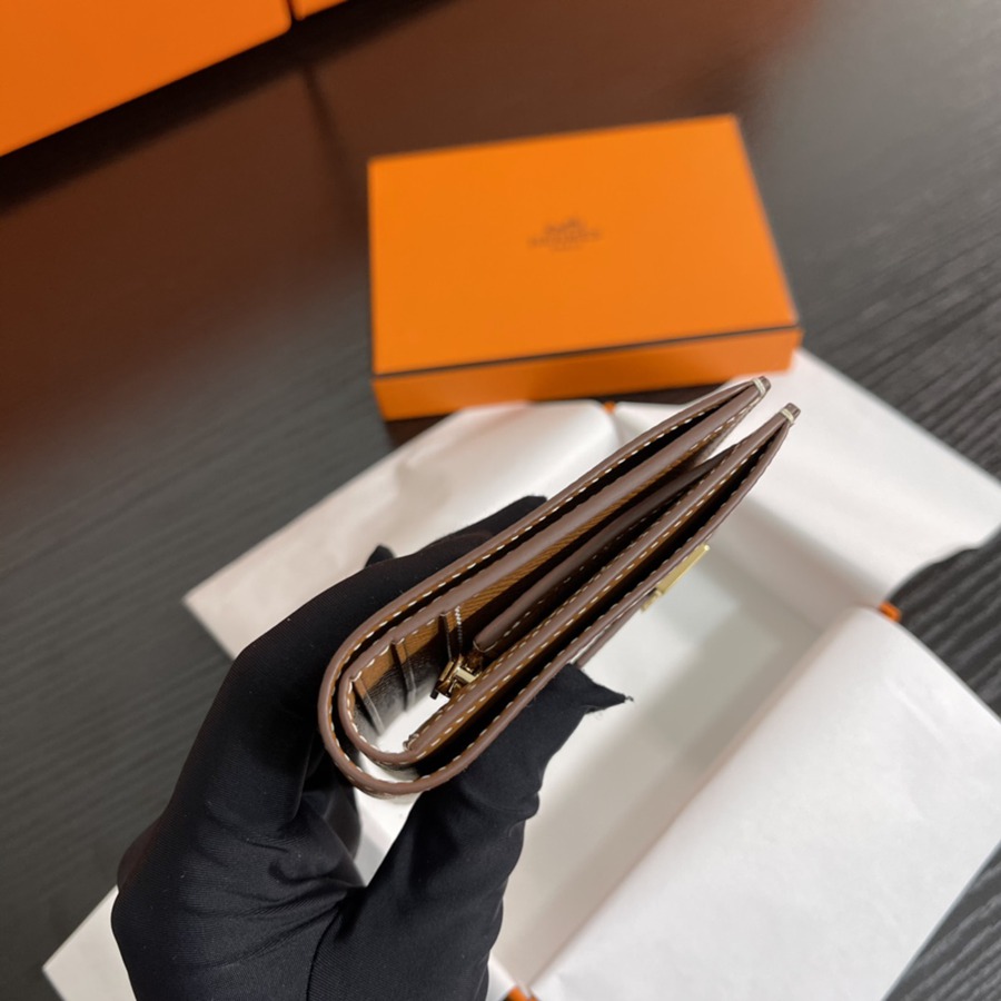 Bearn 短夾 CK37 金棕 金扣 Epsom皮Epsom皮_5