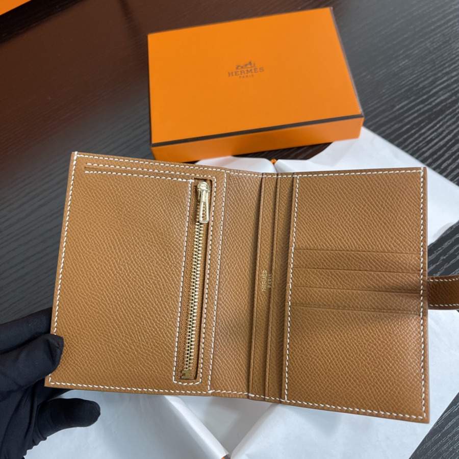 Bearn 短夾 CK37 金棕 金扣 Epsom皮Epsom皮_7