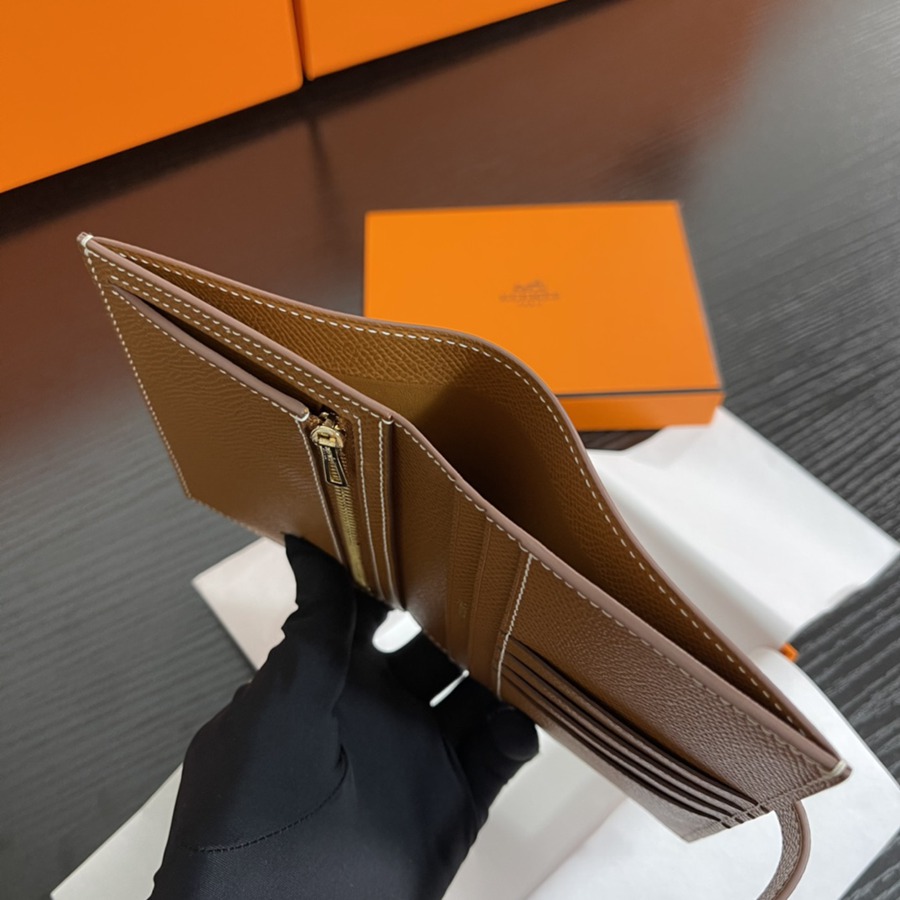 Bearn 短夾 CK37 金棕 金扣 Epsom皮Epsom皮_9