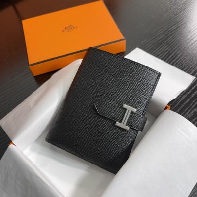 Bearn 短夾 CK89 黑色 銀扣 Epsom皮Epsom皮