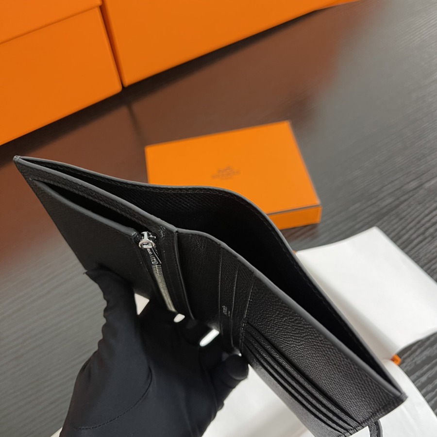 Bearn 短夾 CK89 黑色 銀扣 Epsom皮Epsom皮_6