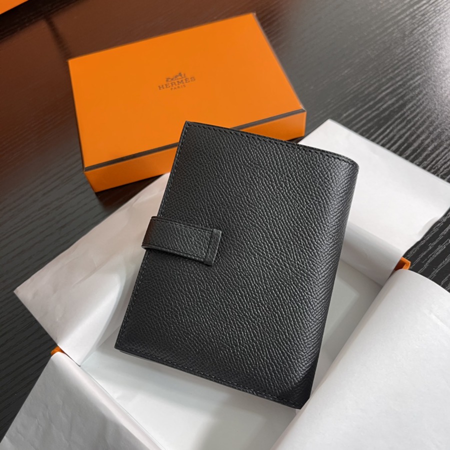 Bearn 短夾 CK89 黑色 金扣 Epsom皮Epsom皮_2