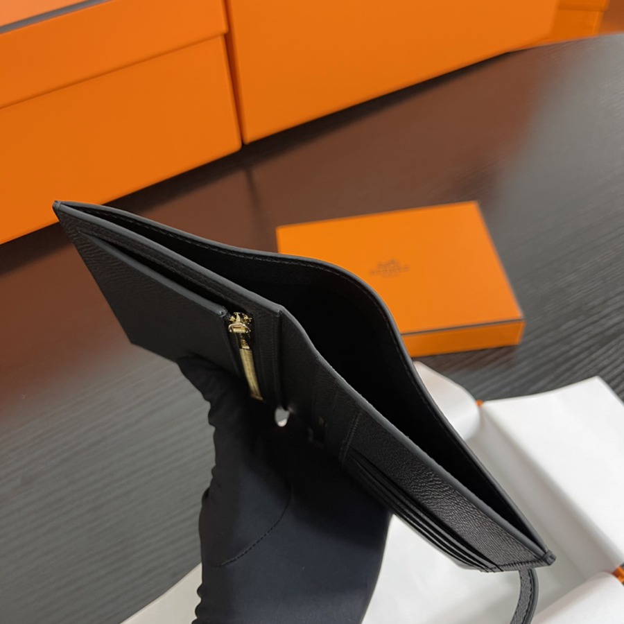 Bearn 短夾 CK89 黑色 金扣 Epsom皮Epsom皮_9