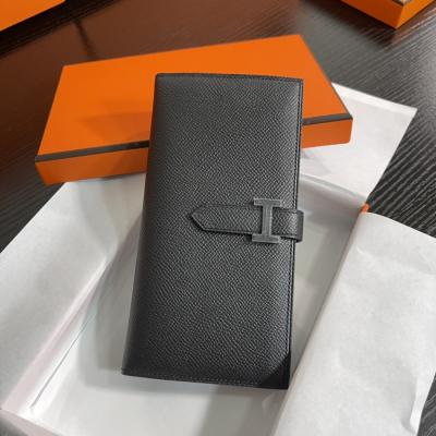 Bearn 長夾 黑色 黑扣 Epsom皮