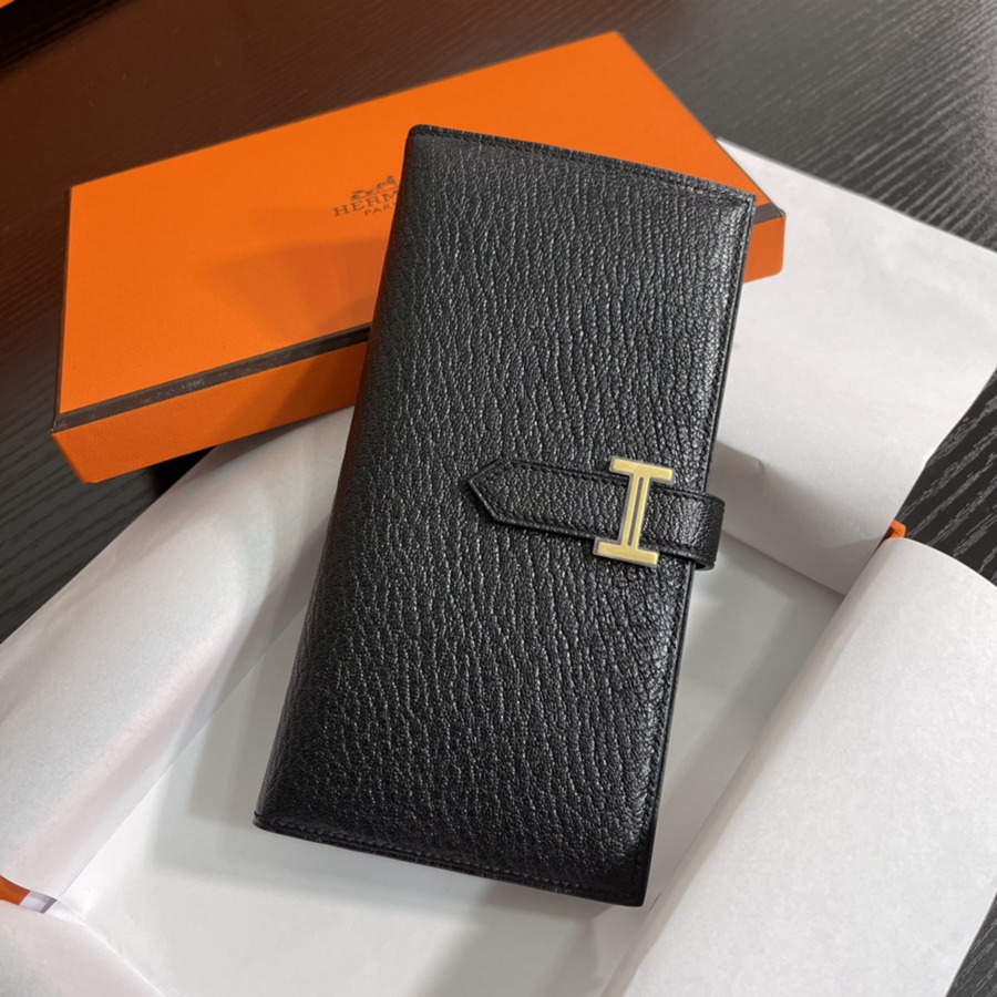 Bearn 長夾 黑色 金扣_1