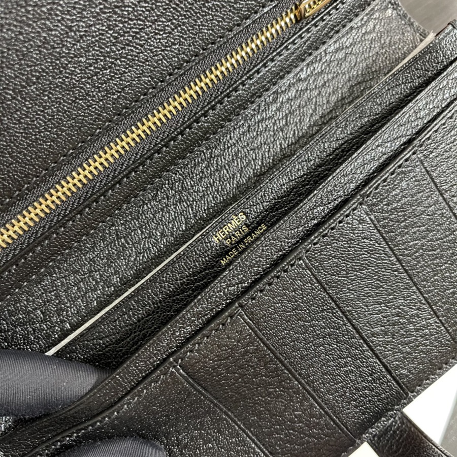 Bearn 長夾 黑色 金扣_7