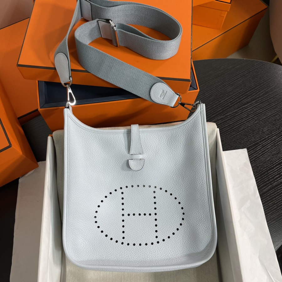 Evelyn 29CM Clemence TC皮 聖杯藍 銀扣_1