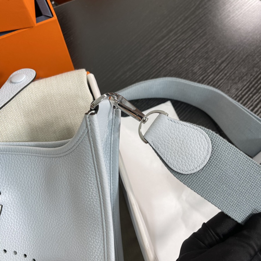 Evelyn 29CM Clemence TC皮 聖杯藍 銀扣_3