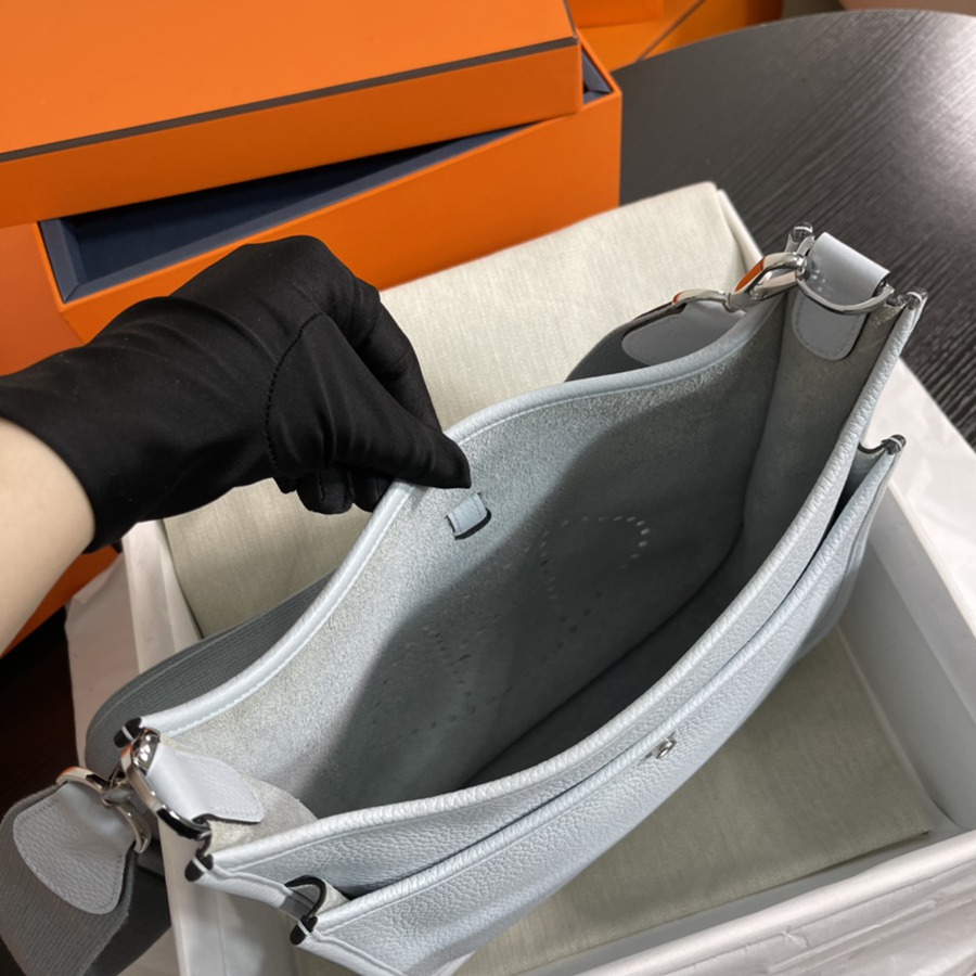 Evelyn 29CM Clemence TC皮 聖杯藍 銀扣_7