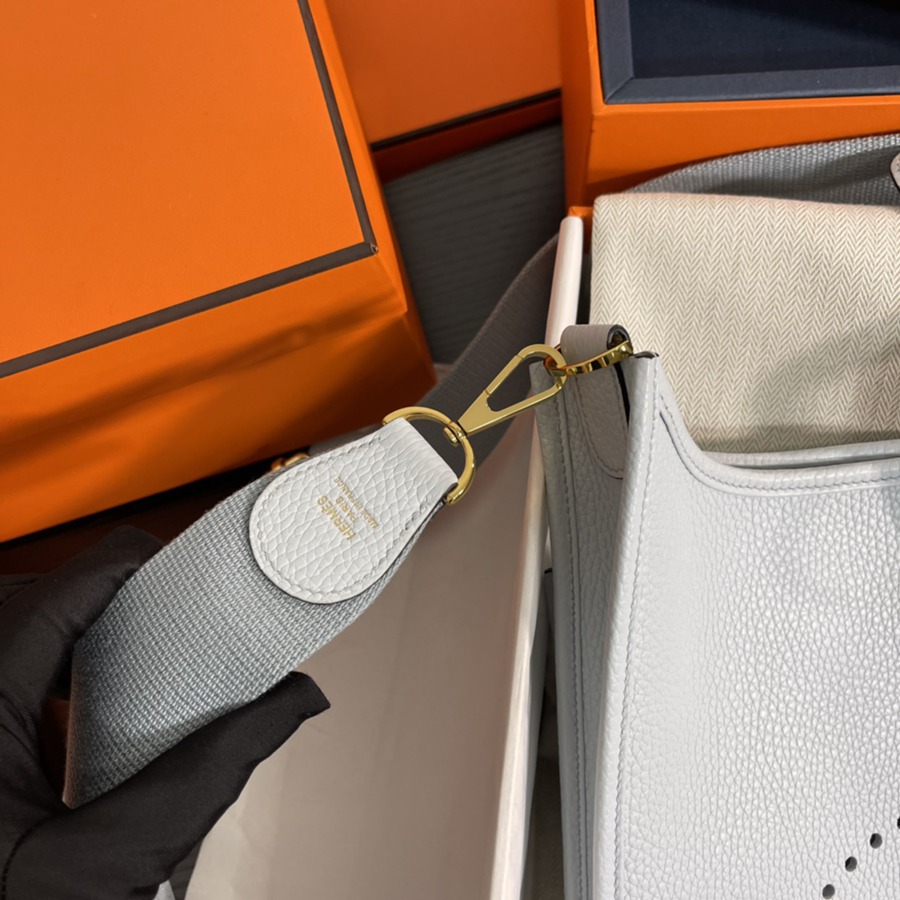 Evelyn 29CM Clemence TC皮 聖杯藍 金扣_5