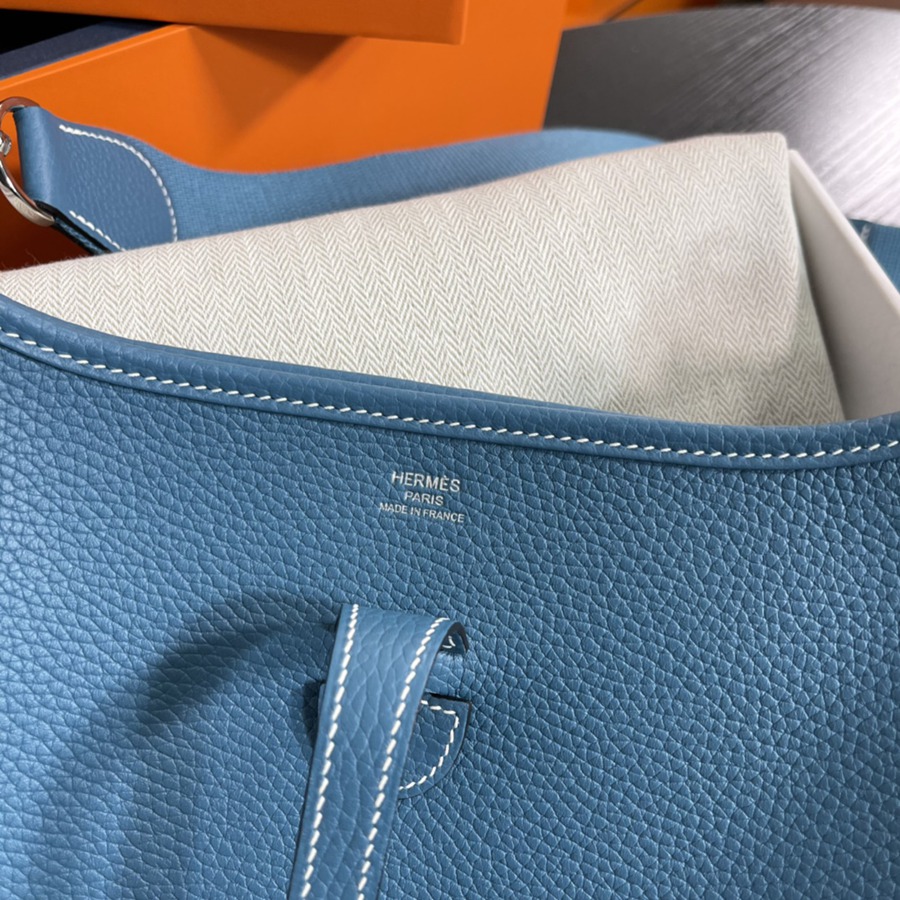 Evelyn 29CM Clemence TC皮 牛仔藍 銀扣_3